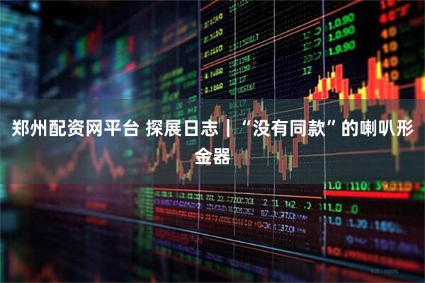 郑州配资网平台 探展日志｜“没有同款”的喇叭形金器